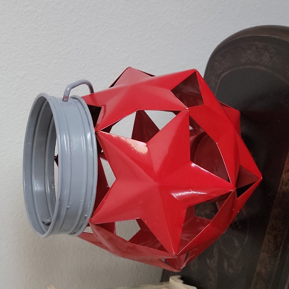 America Star Candle Holder